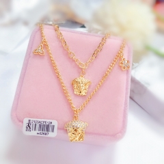 Classic fashion gold bright necklace