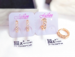 Simple style bright earring