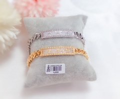 Gold/silvesr gem bangle