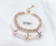 Star pendant beads bangle