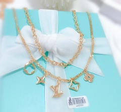 Classic fashion gold bright necklace