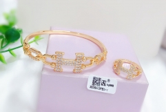 High-end popular gold bangle ring