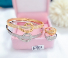 Fashion hollow style fine bangle ring