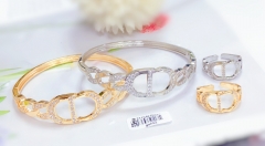 CD style fashion bangle ring