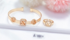 High-end popular gold bangle ring