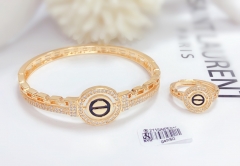 High-end popular gold bangle ring