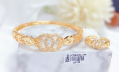 High-end popular gold bangle ring