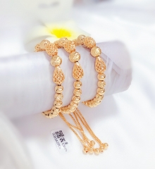 Bracelet three colors hollow beads fashion