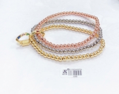 Hollow pendant dazzling bangle