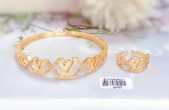 High-end popular gold bangle ring