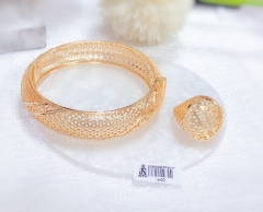 Simple style gold bangle ring