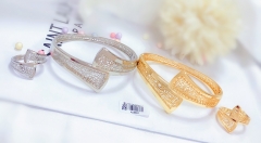 Simple exquisite style bangle ring