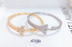 Butterfly style shiny bangle