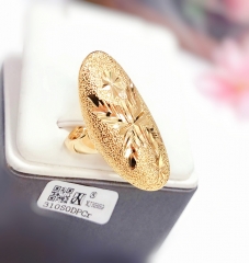 Long style gold ring