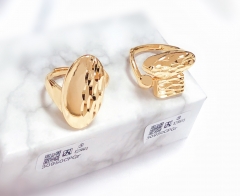 Irregular gold ring