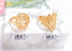 Irregular gold ring