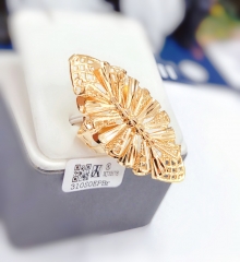 Leaf style exquisite  gold ring