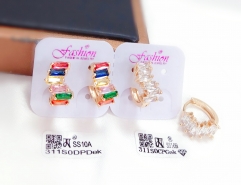 Irregular gold hot sale style earring