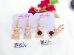 Bear modul shiny earring