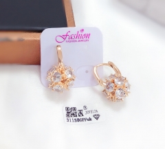 Hydrangea Style Dazzling Earrings