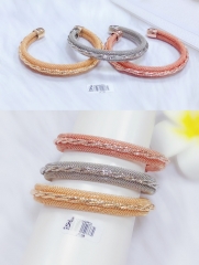 Colorful style simple bangle set