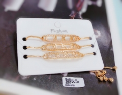 High-end popular gold bracelet set