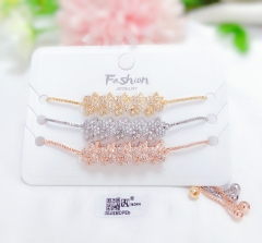 Artificial gemstone exquisite bangle set