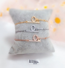 Key Style Bright Bracelet Set