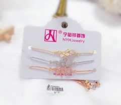 Dragonfly style gem bangle set