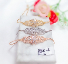 Artificial gemstone exquisite bangle set