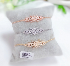 Artificial gemstone exquisite bangle set