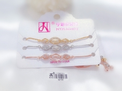 Artificial gemstone shinystyle bangle