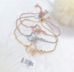 Heart and butterfly style popular bangle set