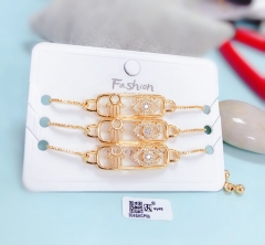 Irregular style hollow bangle set