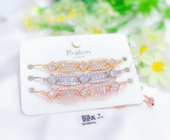 Artificial gemstone exquisite bangle set