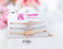 Irregular style gem bangle set