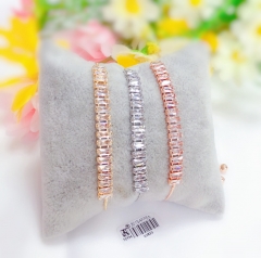 Artificial gemstone simple bangle