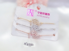 Irregular style gem bangle set