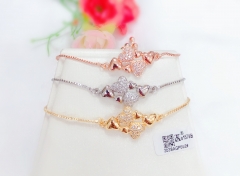 Heart style glossy style bangle set