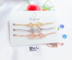 Irregular style gem bangle set