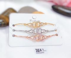 Artificial gemstone exquisite bangle set