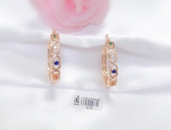 Hollow style bright earring