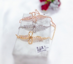 Irregular style smooth bangle set