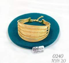 Simple style gold bangle