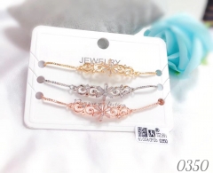 Artificial gemstone exquisite bangle set