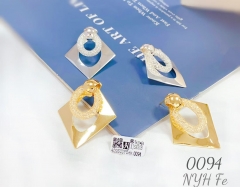 Hollow square style exquisite earring