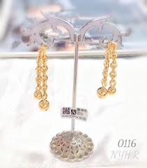 Classic fashion gold color pendant earring