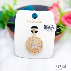 Artificial gemstone exquisite pendant