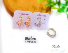 Artificial gemstone exquisite earring