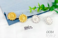 Sunflower style exquisite earring